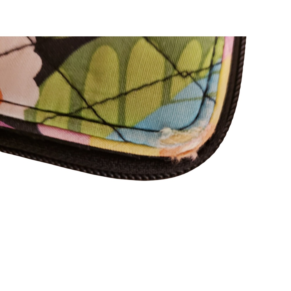 Vera Bradley Floral Wallet Snap Closure Zip Around Wristlet Pocket‎ Organizer - Picture 6 of 12